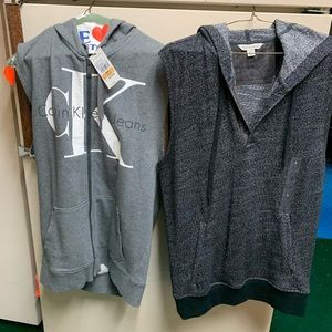 2 New With Tags Mens S Calvin Klein Vests Run Big